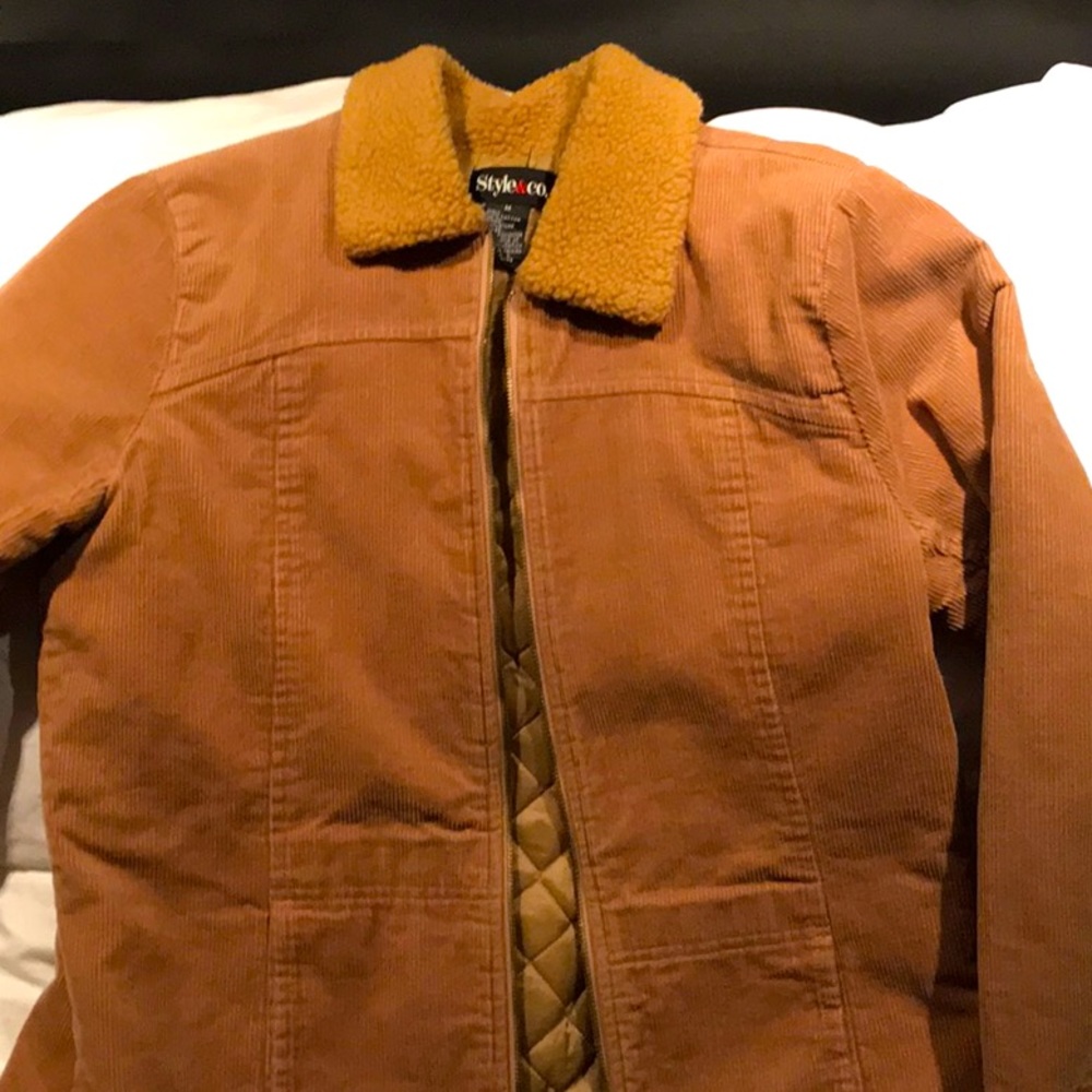 Brown jacket!